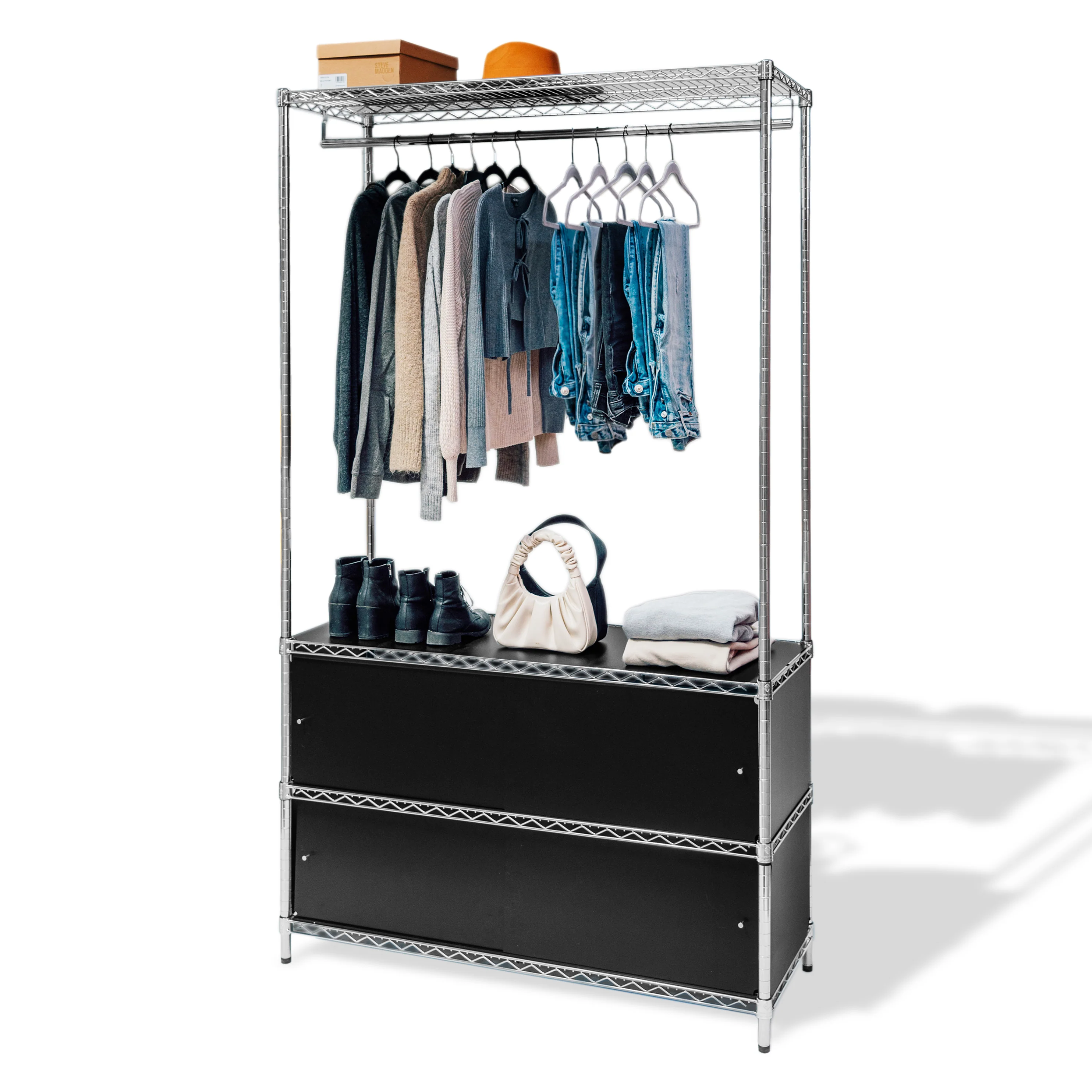 Certified Closet Wire Shelving with Enclosures Exclusive