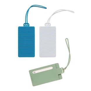 Optimized LUGGAGE TAGS SILICONE PRIVACY COOL TONES Trendy