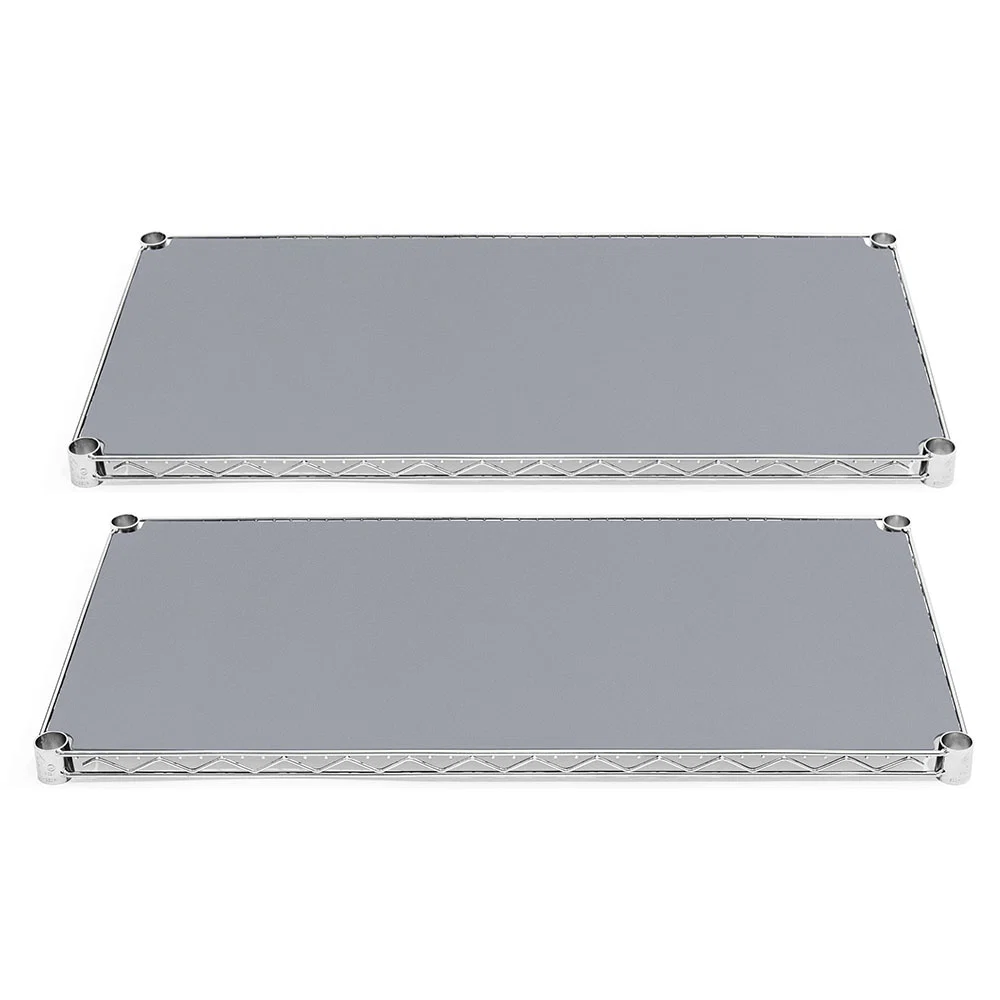 Smooth 14 quot d Plastic Wire Shelf Liners 2-Pack – Light Gray Artisan