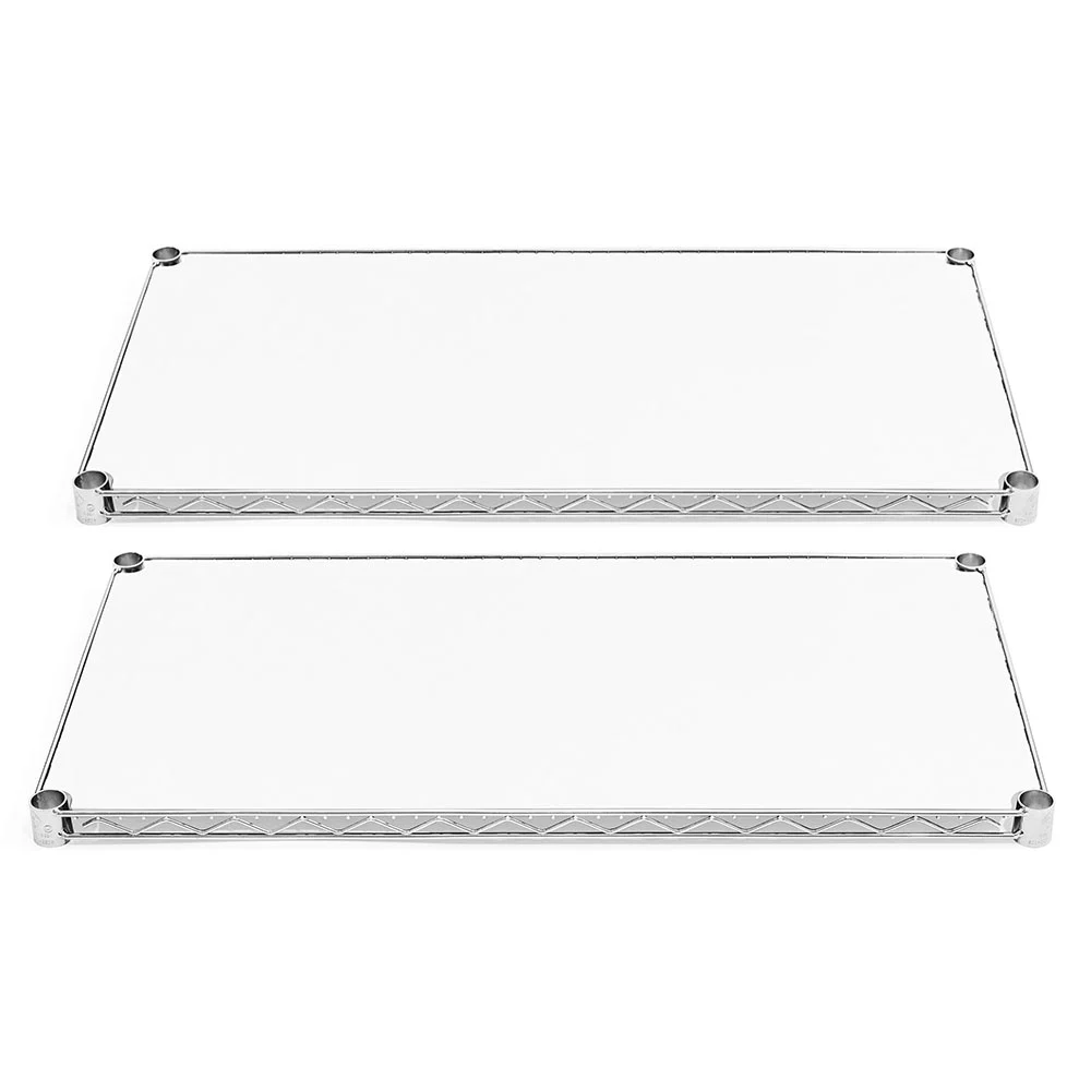 Official 14 quot d Plastic Wire Shelf Liners 2-Pack – White Comfortable