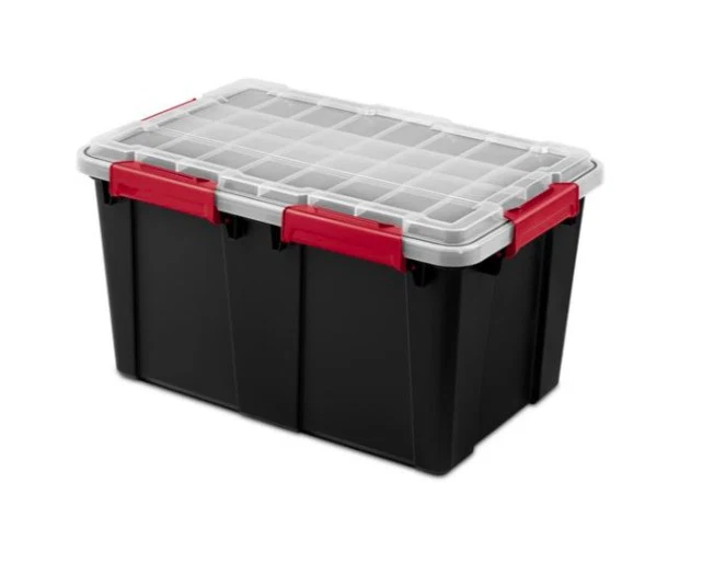 Carefully Designed STORAGE GASKET TOTE 13.5 GAL BLACK Healthy