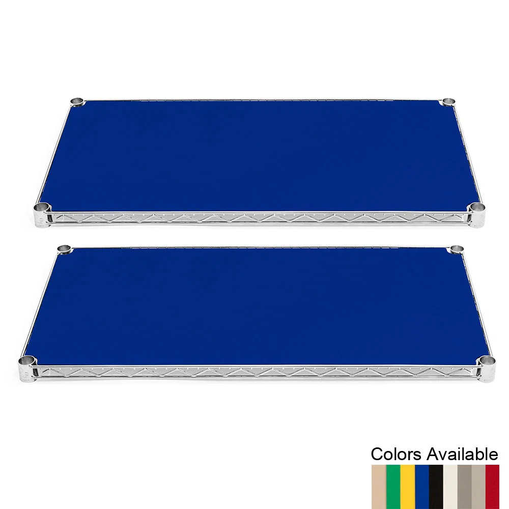 Reliable 24 quot d x 72 quot w Plastic Wire Shelf Liners for Side Panels – 2-Pack Contemporary