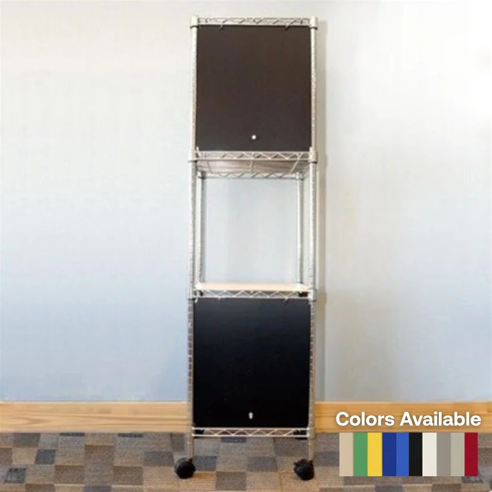 Convenient 18 quot d x 18 quot w x 18 quot h Swing Door Wire Shelving Enclosures Eco-Friendly