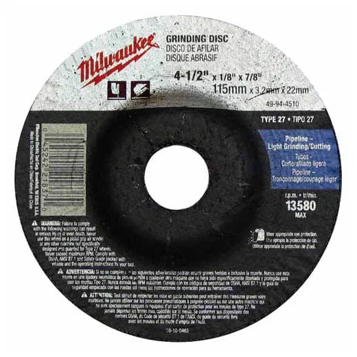Proven Milwaukee 5 x 1 4 x 7 8 Grinding Wheel Type 27 49-94-5730 Safe