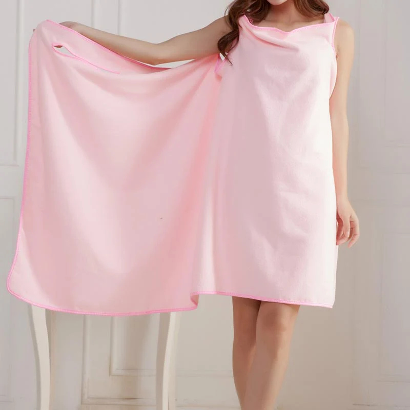 Luxury Ownkoti Women 39 s Wearable Spa Towel Bath Wrap Solid