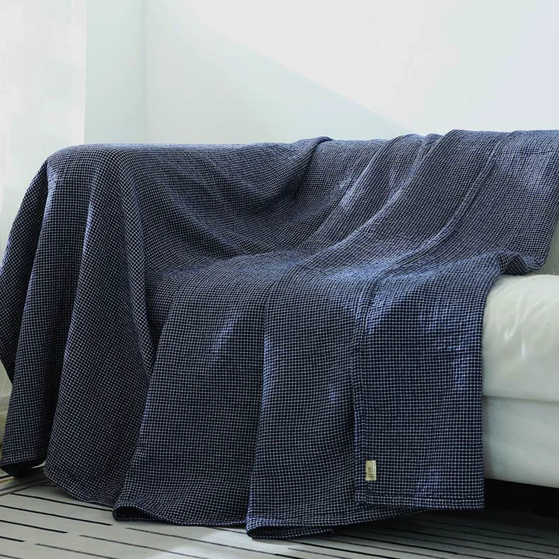 Authentic Ownkoti Plaid Sofa Blanket Gauze Sofa Cover Advanced