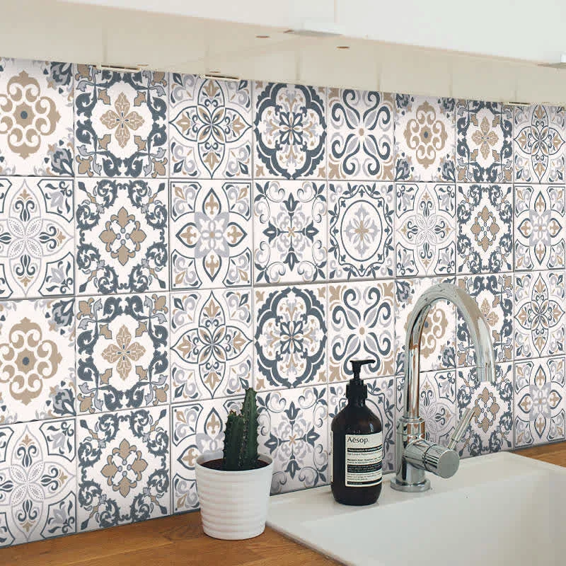 Smooth Ownkoti Mixed Pattern Wallpaper Sticker for Home 10PCS Secure