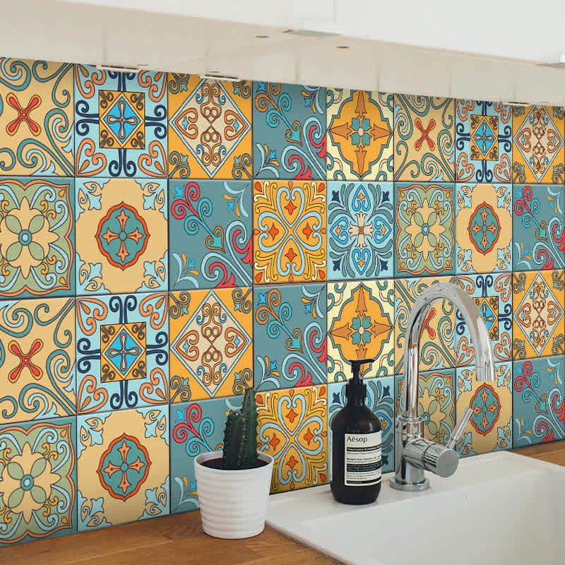 First-Class Ownkoti Mixed Pattern Self-Adhesive Wall Sticker 10PCS Prestigious