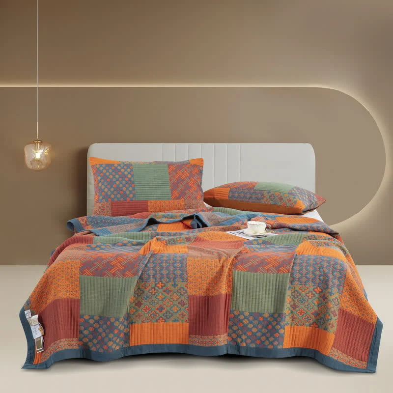 Certified Ownkoti Three Layers Gauze Breathable Cotton Quilt Specialty