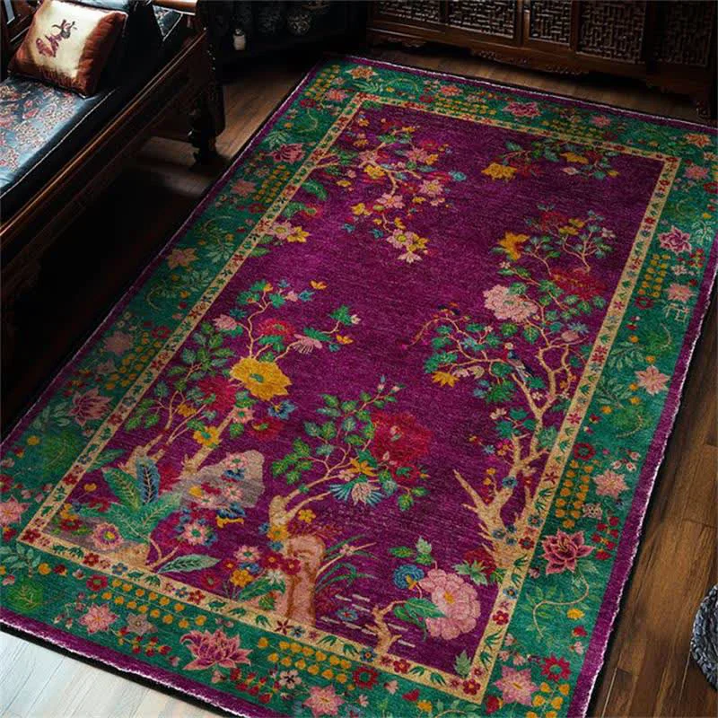 World-Class Floral Rug Ownkoti Reliable