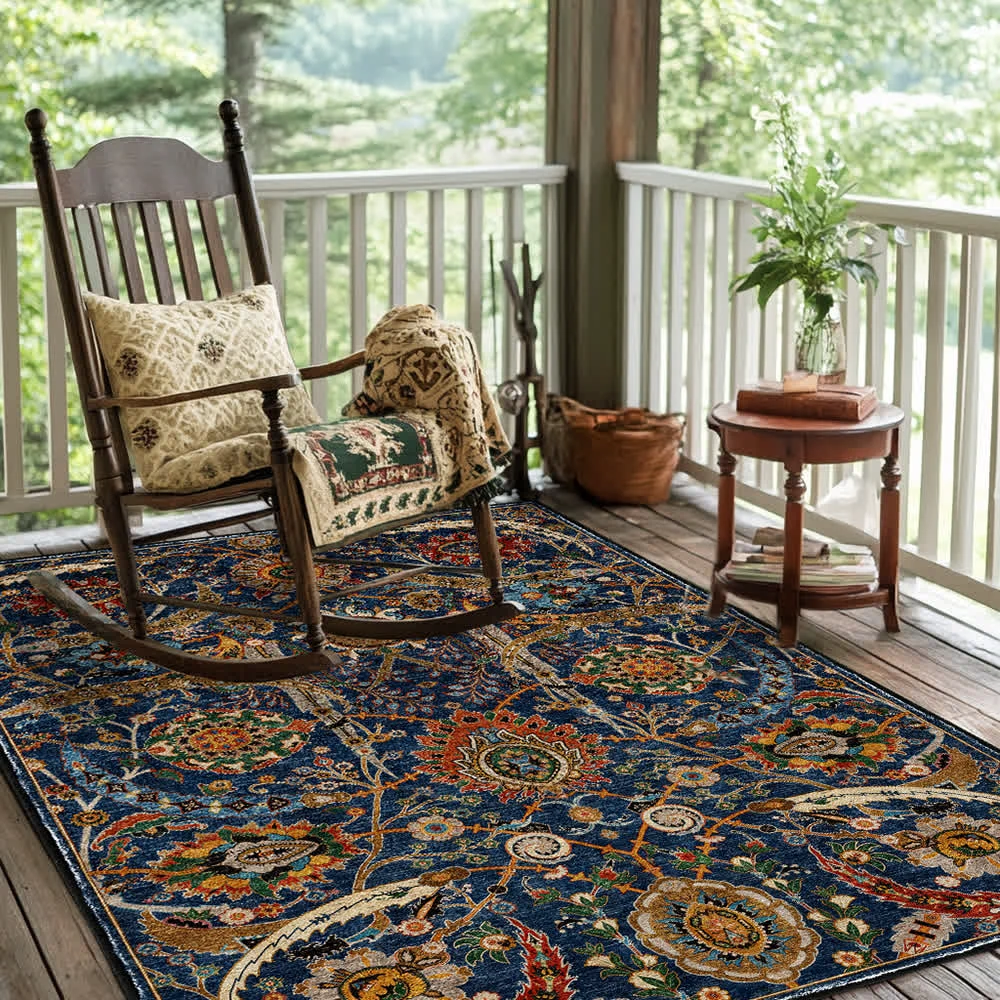 Convenient Ownkoti Persian Bohemia Washable Soft Anti-slip Area Rug Superior