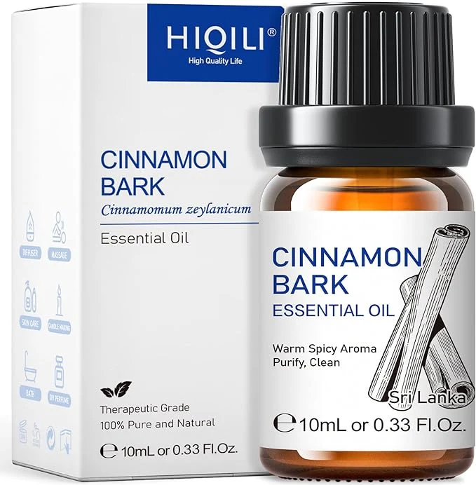 Long-Lasting HIQILI 0.33 Fl Oz Cinnamon Essential Oil Elegant