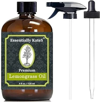 Effective Lemongrass Essential Oil 4 Fl Oz Safe