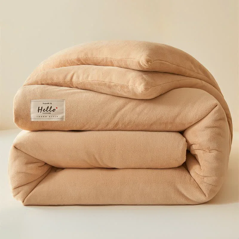 Elite Ownkoti Simple Solid Color Warm Plush Blanket Luxury