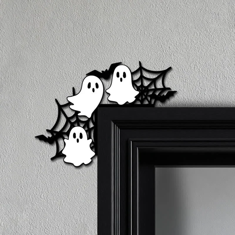 High-Grade Ownkoti Halloween Funny Door Corner Decoration Elegant