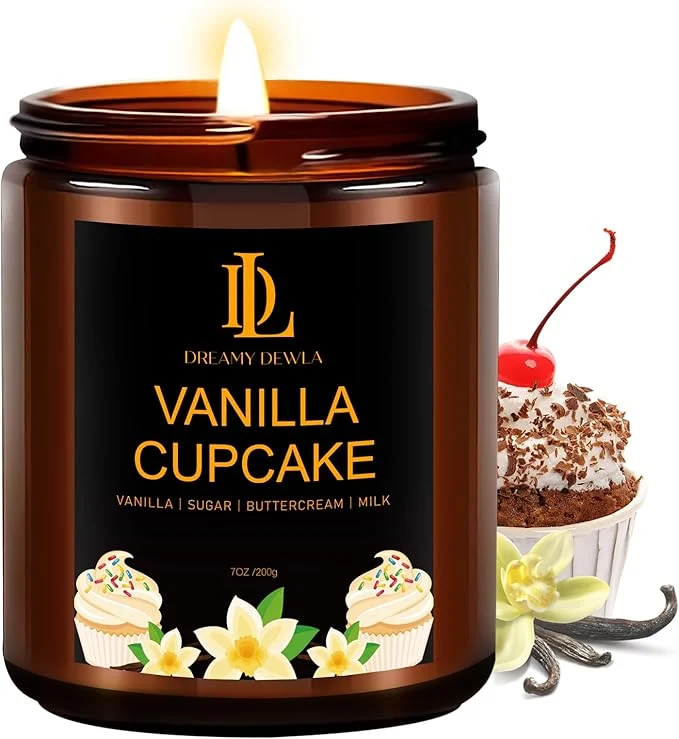Breathable Vanilla Cupcake Candles Vanilla Cupcake Scented Candle Mother’s Day Candle Next-Generation