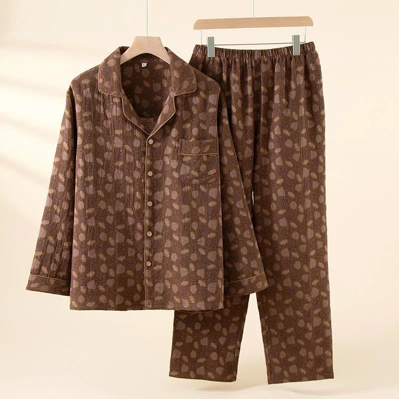 Genuine Ownkoti Pumpkin Cotton Gauze Loungewear Set Consistent