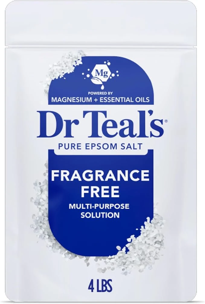 Organic Dr Teal’s Epsom Salt Magnesium Soak Fragrance 4 lbs Lightweight