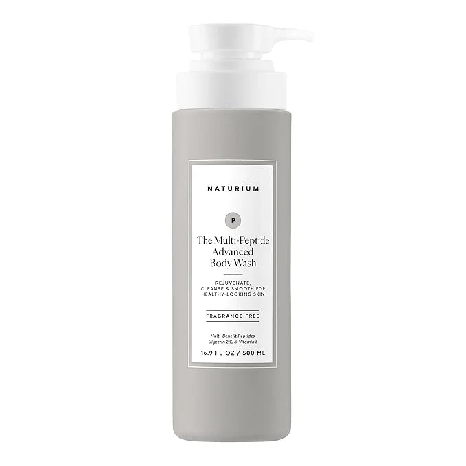 Naturium Multi-Peptide Advanced Body Wash Rejuvenate Cleanse Smooth Carefully Designed