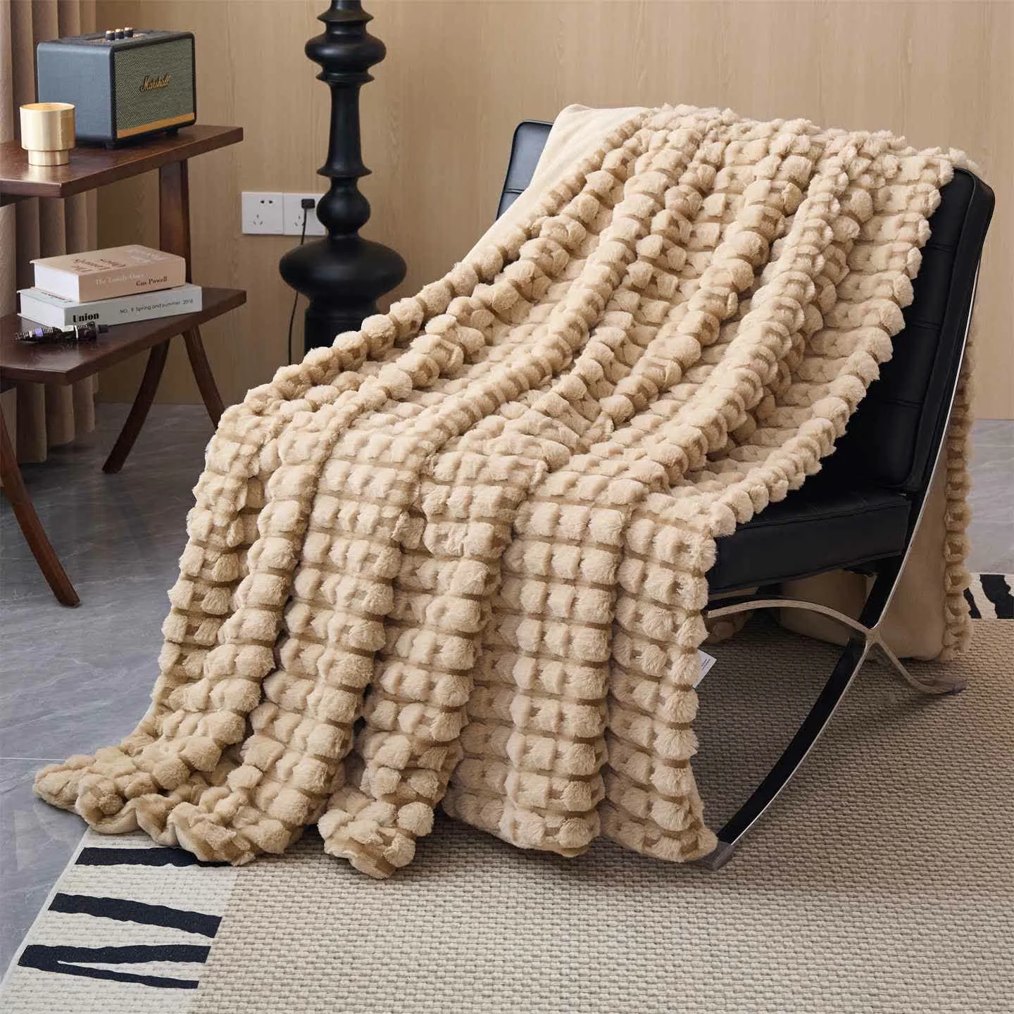 Organic Ownkoti Modern Luxurious Fleece Throw Blanket Efficient