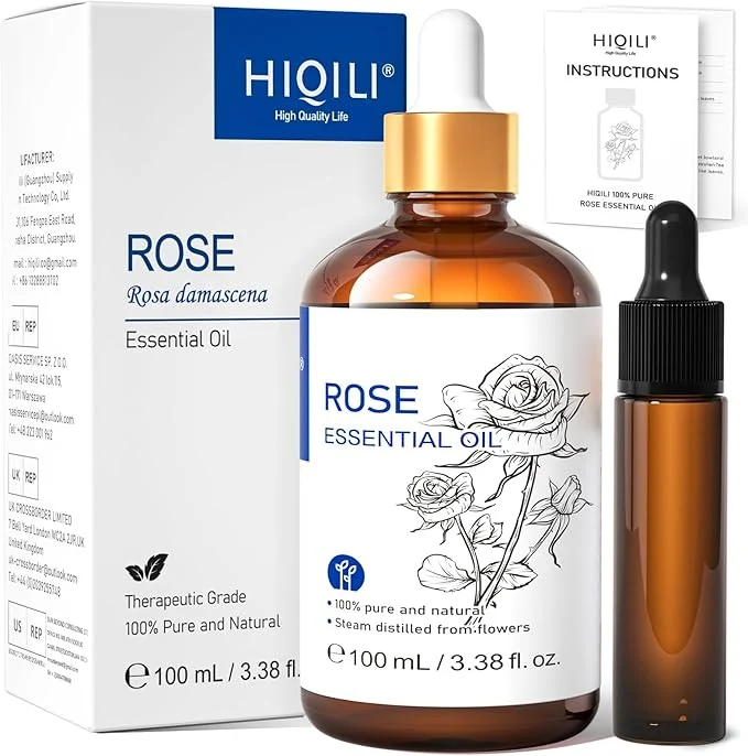 Traditional HIQILI 100ML Rose Essential Oil Optimized