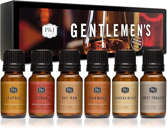 Smart P J Trading Fragrance Oils for Diffusers for Home Gentlemen’s Set Fragrance Smooth