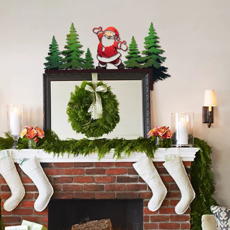 Specialty Ownkoti Christmas Door Frame Corner Ornament Contemporary