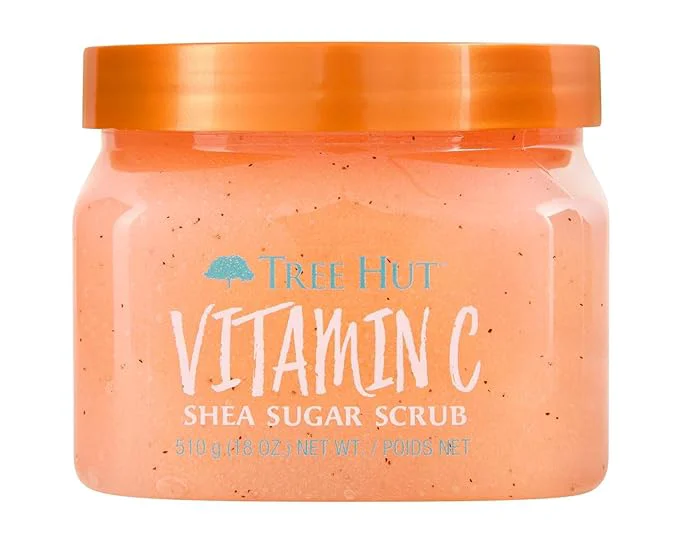 Effective Tree Hut Vitamin C Shea Sugar Scrub Mothers Day Gifts Exfoliating Body Scrub Pure
