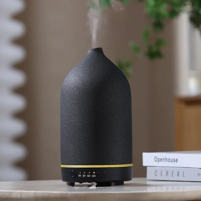 High-Performance Gooamp 200ML Ceramic Essential Oil Diffuser Fashionable