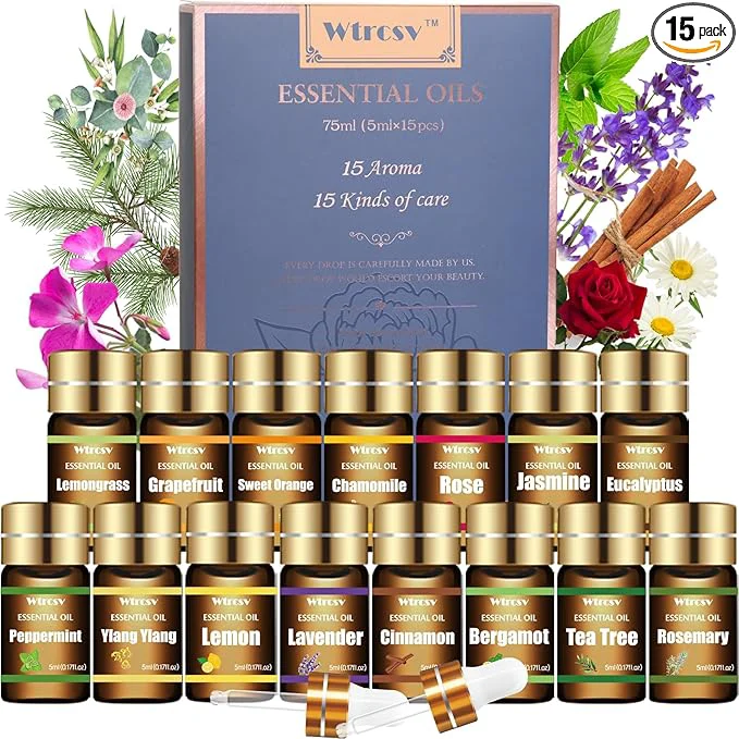 User-Friendly Essential Oils Set Reusable