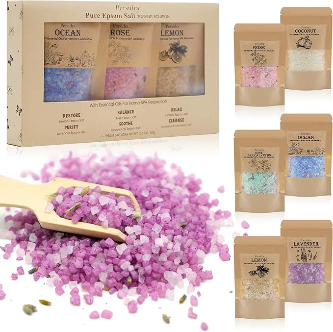 Expertly Made Bath Salts Gift Set Bath Salts Specialty