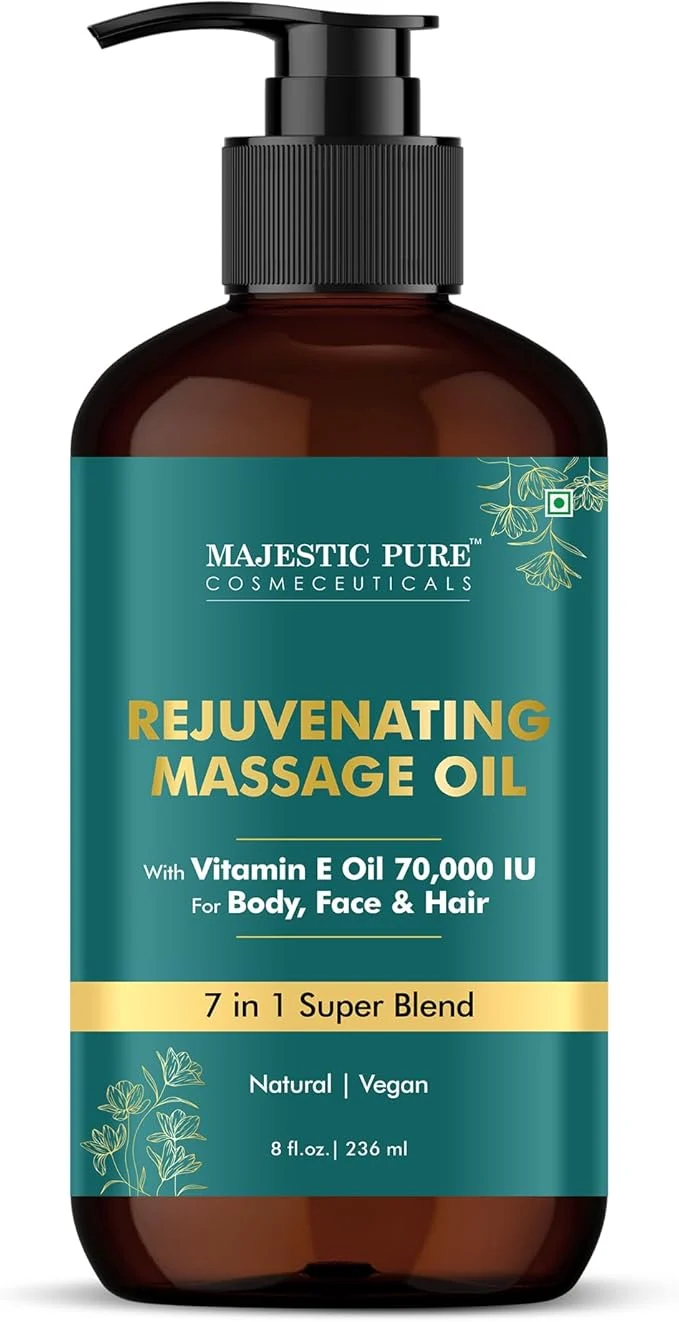 Exclusive MAJESTIC PURE Vitamin E 70k Blend Massage Oil Outstanding