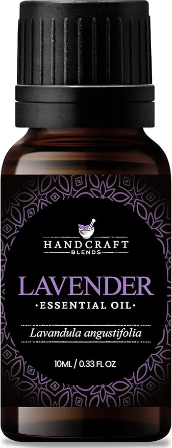 Fashionable Handcraft Blends Lavender Essential Oil – 0.33 Fl Oz – Pure and Natural – Soft