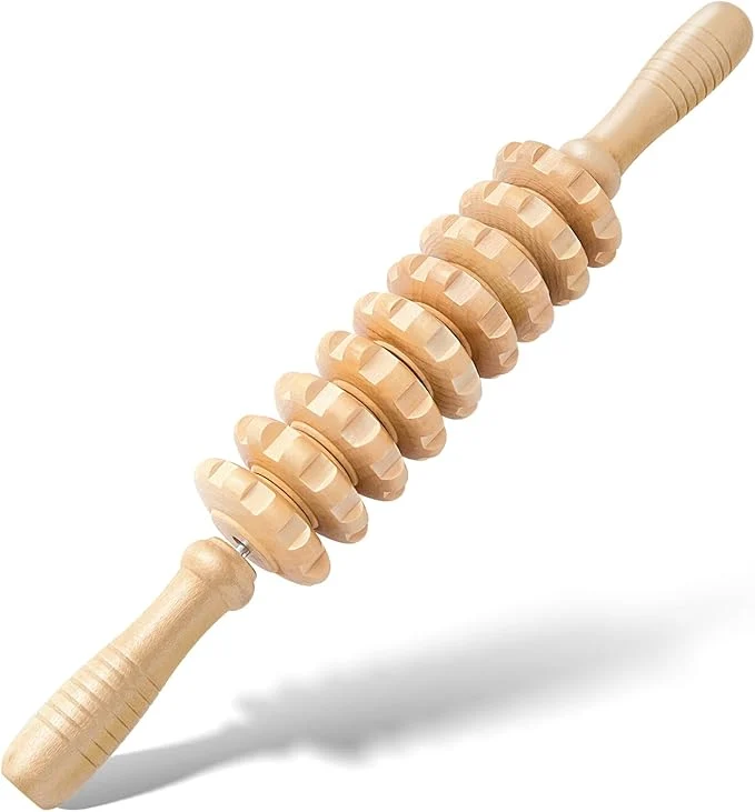 Reliable Wooden Cellulite Massage Roller Soft