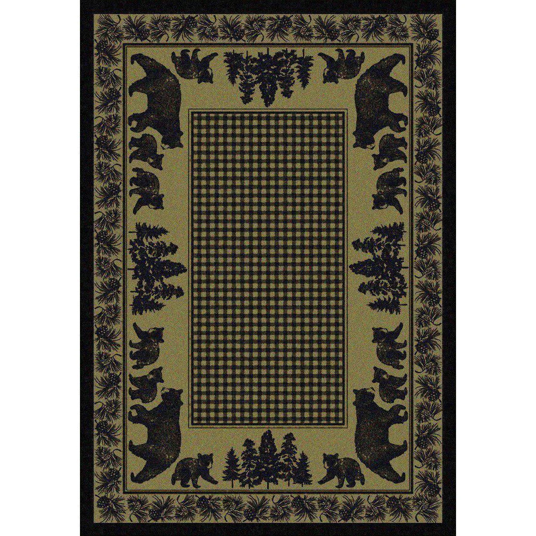 Exclusive Familia Ursa Rug – Green Powerful