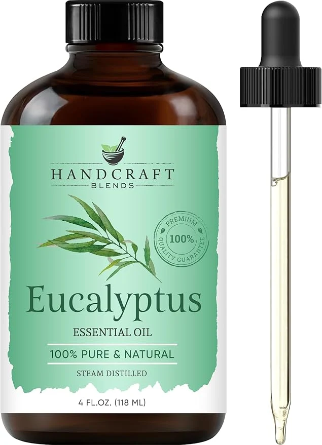 Minimalist Handcraft Blends Eucalyptus Essential Oil – Huge 4 Fl Oz – Pure and Easy-to-Use