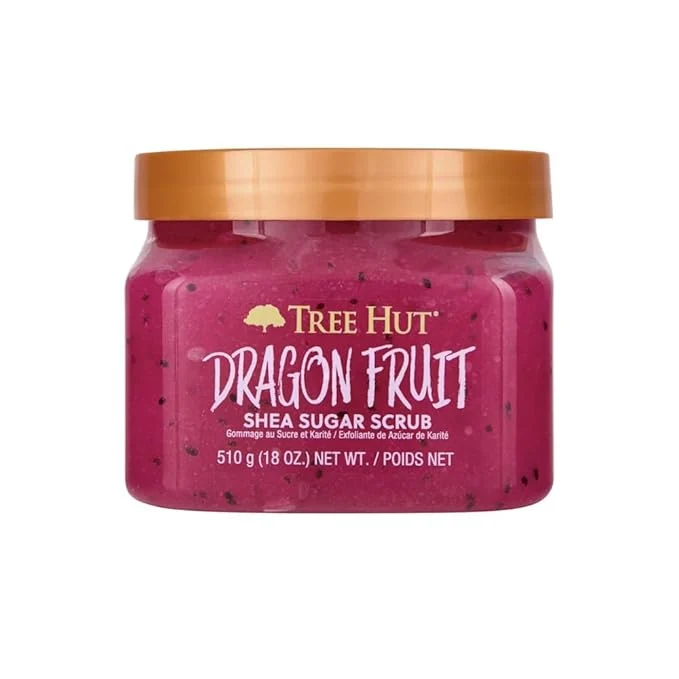 Advanced Tree Hut Dragon Fruit Shea Sugar Scrub Exfoliating Hydrating Moisturizing Outstanding