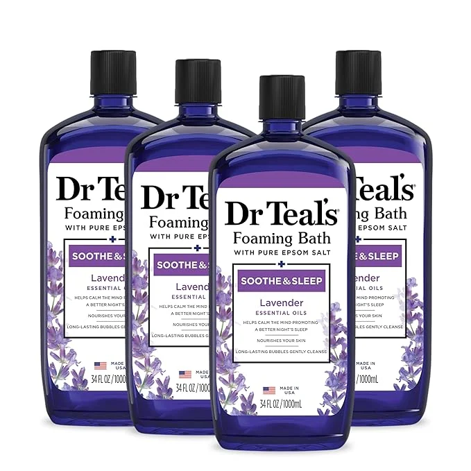 Consistent Dr Teal’s Foaming Bath with Pure Epsom Salt Soothe Sleep with Lavender Original Design
