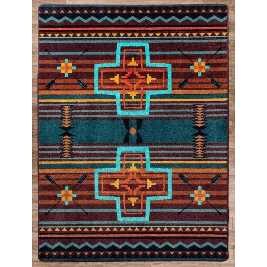 High-End Southwest Abrazos Rug – Sunset Fast