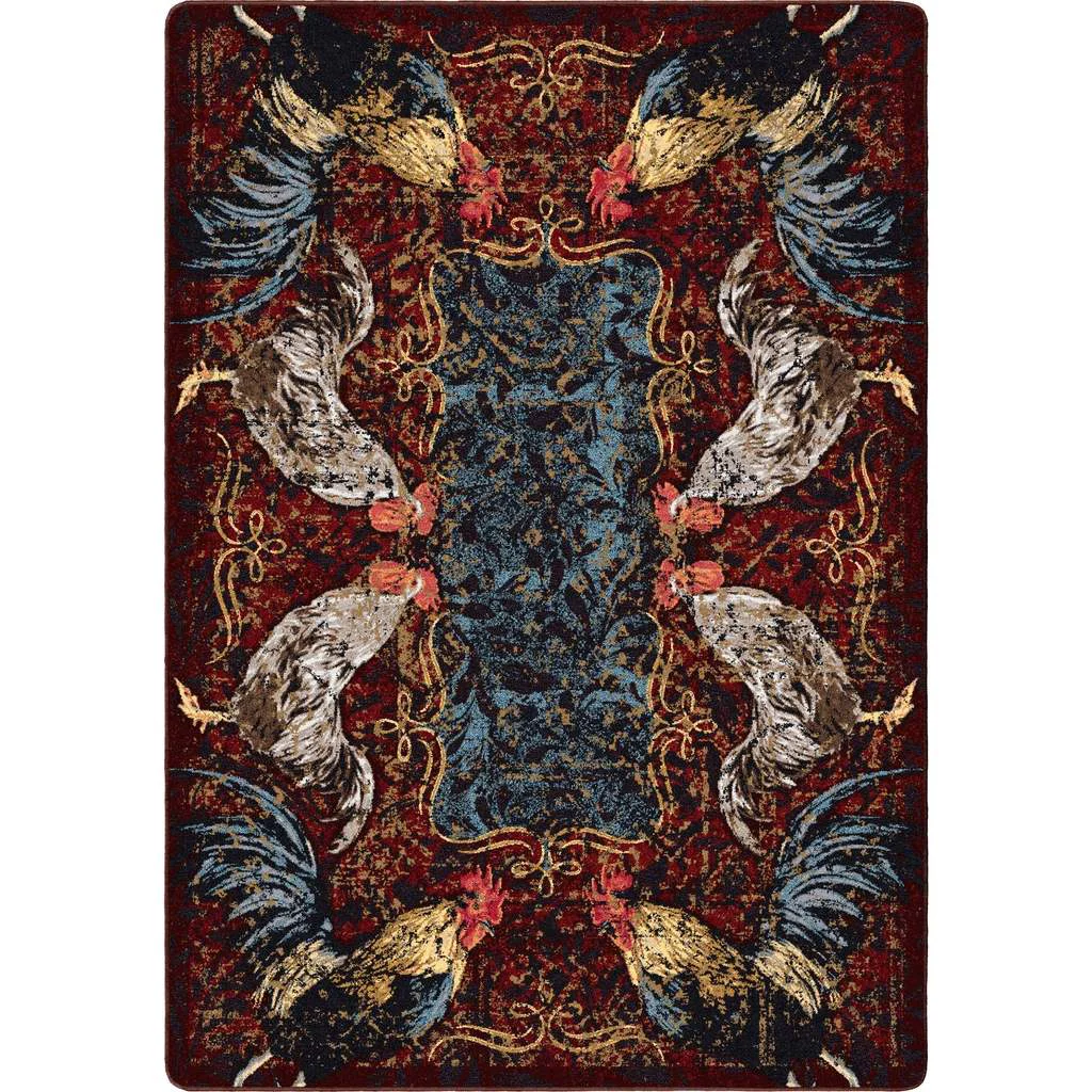 Excellent Pecking Order Rug – Bordeaux Effective