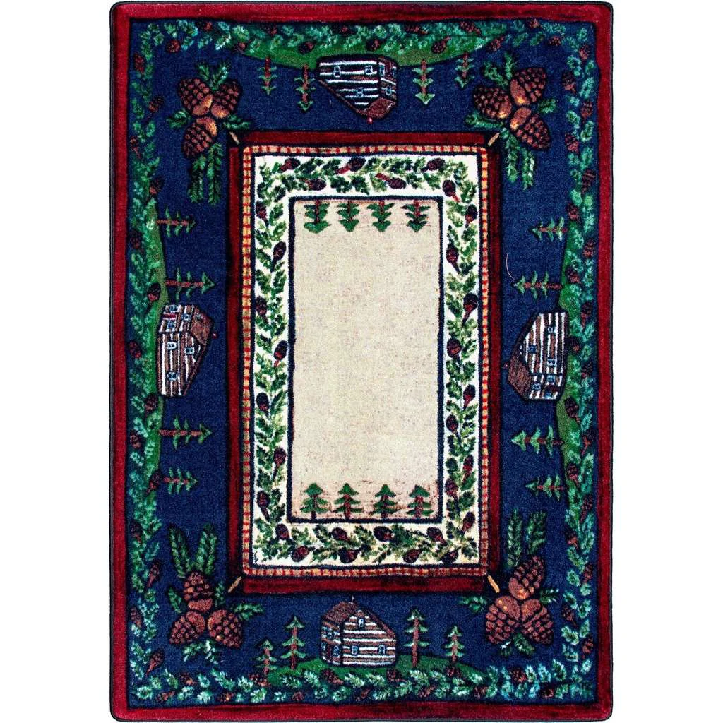 Easy-to-Use Cabin in the Pines Rug – Crackle Fine Crafted