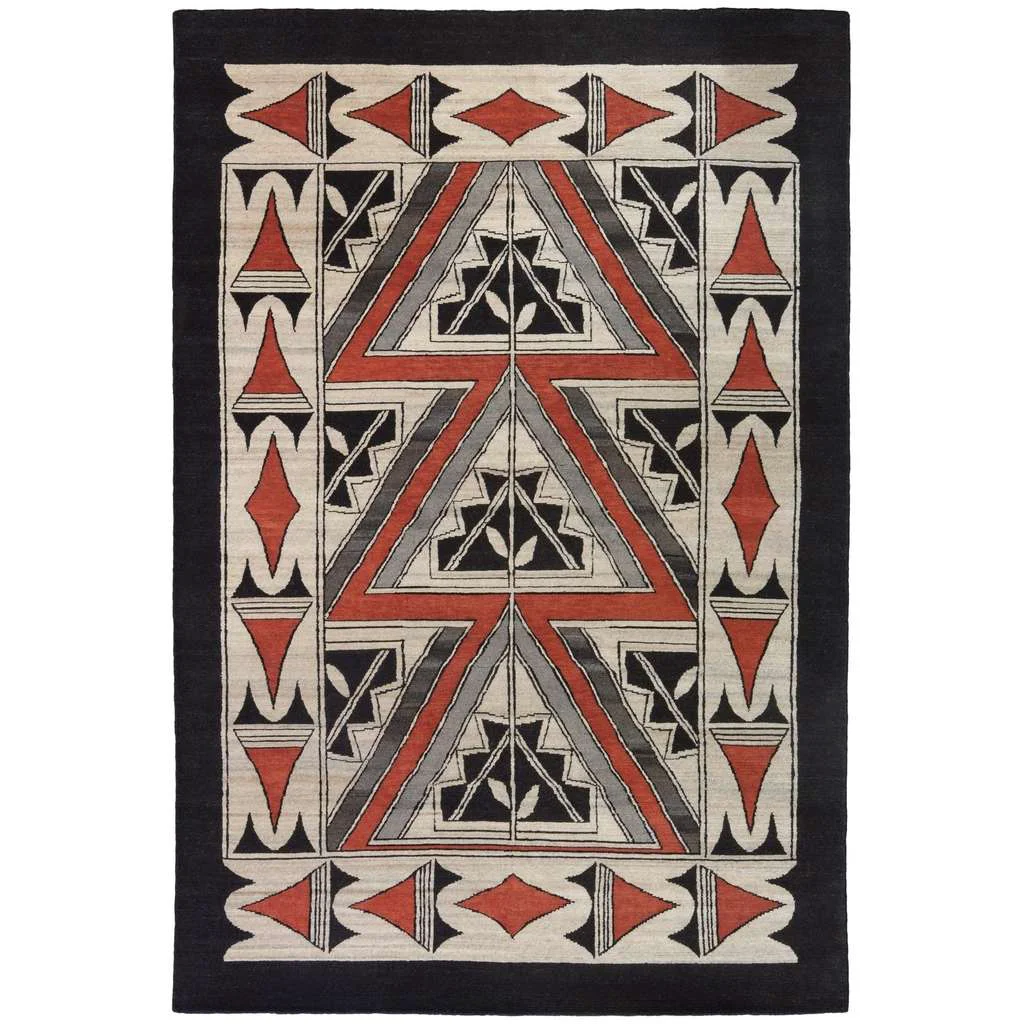 High-End Santa Fe Black Hills Rug High-Grade