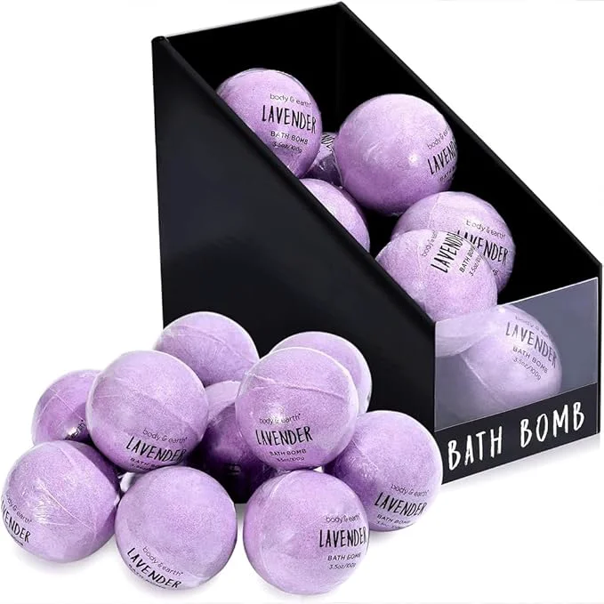 Luxury BODY EARTH Bath Bombs Gift Set Certified