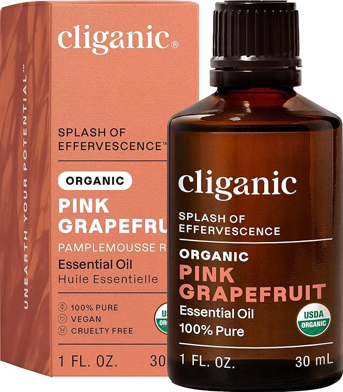 Detailed Cliganic Organic Pink Grapefruit Essential Oil Pure Natural Dependable