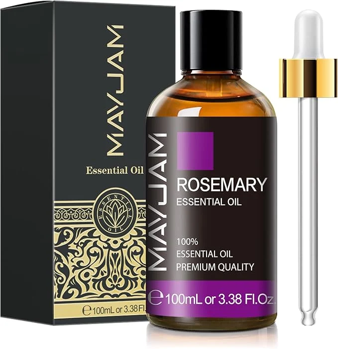 Trendy Rosemary Essential Oil with Dropper MAYJAM Pure Rosemary Oil Aromatherapy Oils Authentic