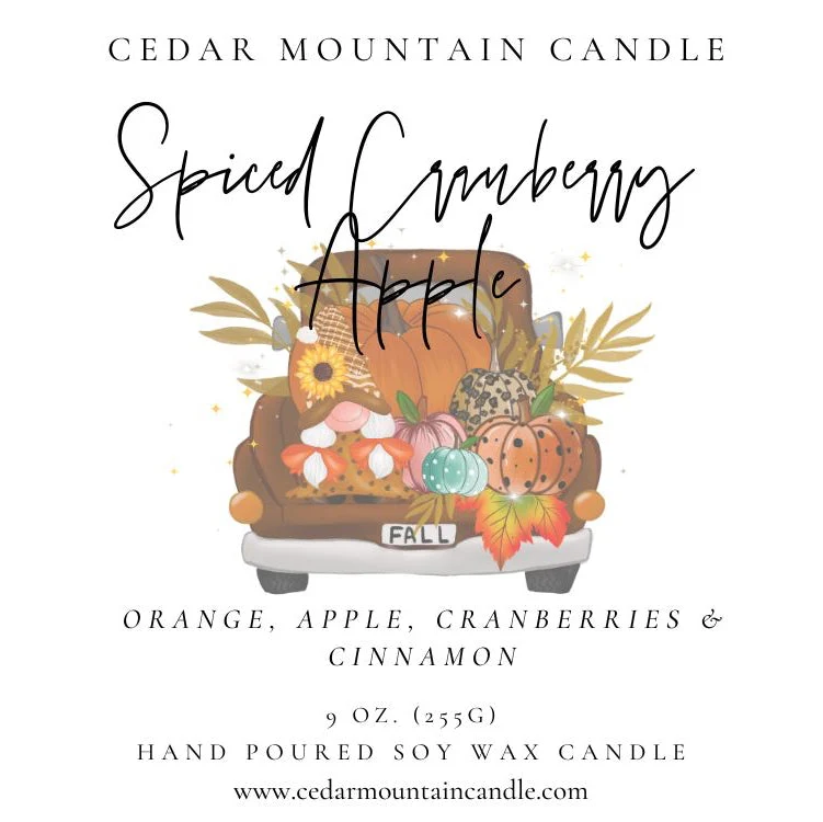 Minimalist Fall Farm Truck Label Whiskey Jar Candle – Fall Scents Healthy