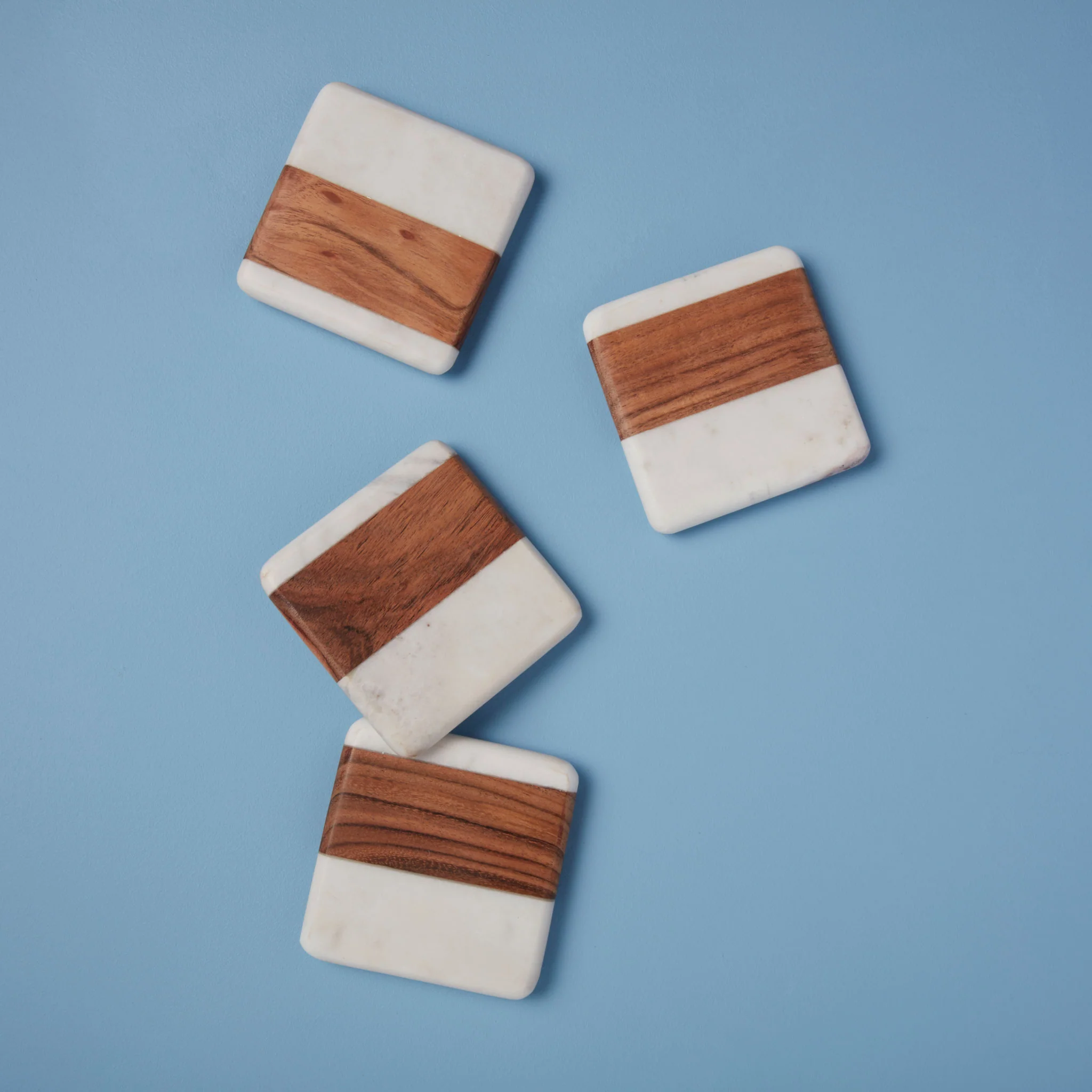 Innovative Pavia Square Coasters Set of 4 High-End