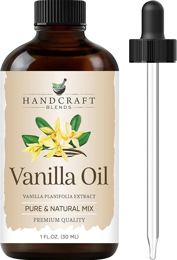 Consistent Handcraft Blends Vanilla Essential Oil – 1 Fl Oz – Pure and Natural Mix – Contemporary
