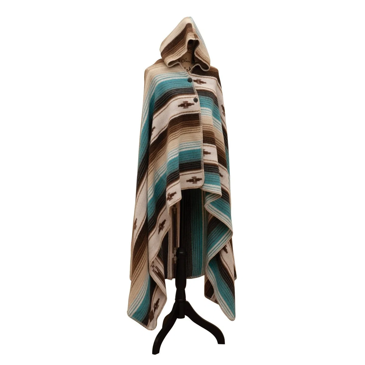 Crafted Zarape Hooded Throw Breathable