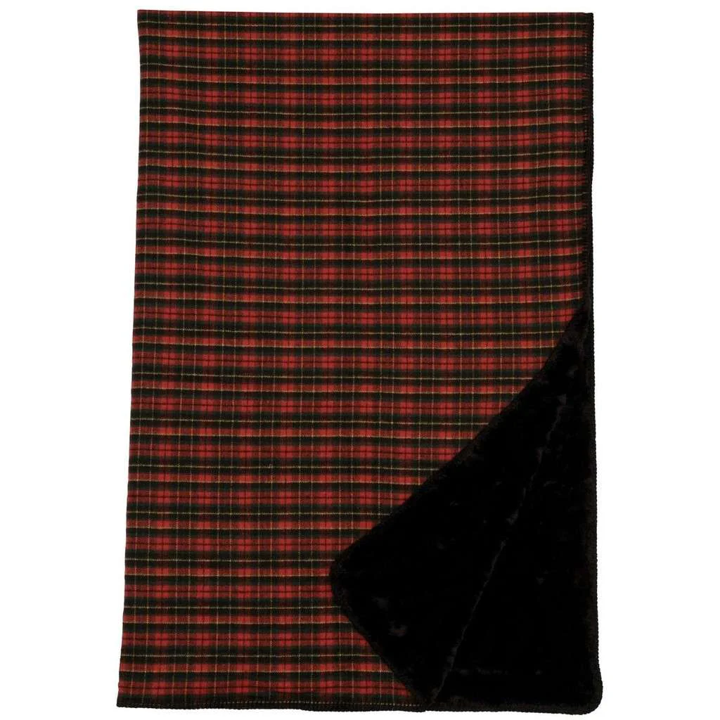 Premium Material Wooded River Plaid 1 Throw Original